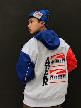 「ADER error」｜「アイテム（ニットキャップ/ビーニー）」を使った、wearKUOさん（メンズ・170cm）の秋コーディネート