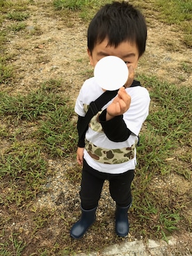 satoさん（キッズ・90cm）の秋コーディネート