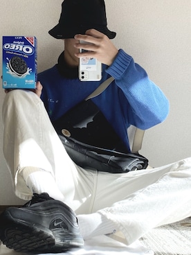 ゆうまさん（メンズ・181cm）の冬コーディネート