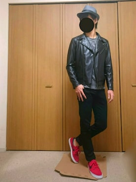 「あけおめ」｜「アイテム（パンツ）」を使った、M.Kさん（メンズ・175cm）の冬コーディネート