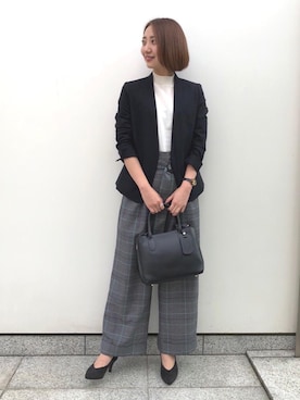 山口（yamaguchi）さん（レディース・156cm）の秋コーディネート