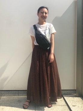 山口(yamaguchi)さん(レディース・156cm)の夏コーディネート