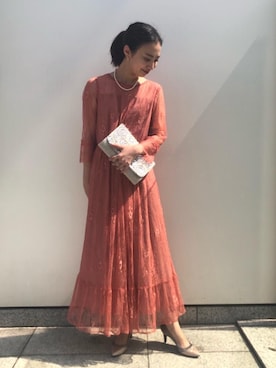 「ONE-PIECE」｜山口（yamaguchi）さん（レディース・156cm）の夏コーディネート