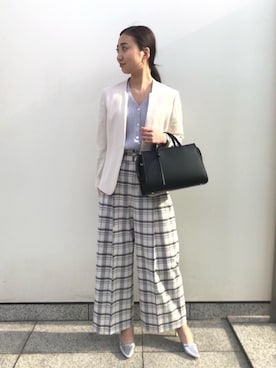 山口（yamaguchi）さん（レディース・156cm）の春コーディネート