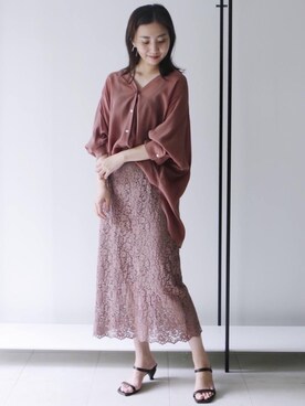 山口(yamaguchi)さん(レディース・156cm)の夏コーディネート