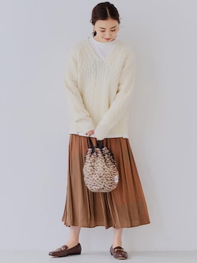 山口（yamaguchi）さん（レディース・156cm）の秋コーディネート