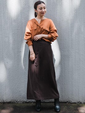 山口(yamaguchi)さん(レディース・156cm)の秋コーディネート
