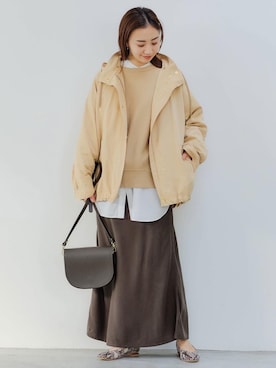 山口（yamaguchi）さん（レディース・156cm）の冬コーディネート