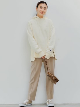 山口（yamaguchi）さん（レディース・156cm）の冬コーディネート