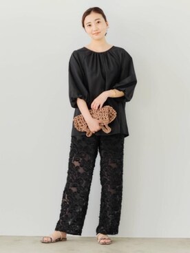 山口（yamaguchi）さん（レディース・156cm）の春コーディネート