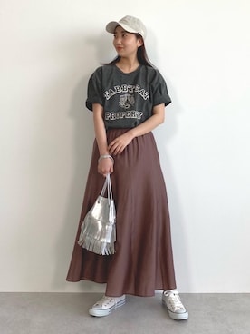 山口（yamaguchi）さん（レディース・156cm）の春コーディネート