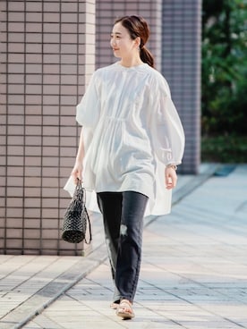 「Denim styling」｜山口（yamaguchi）さん（レディース・156cm）の春コーディネート
