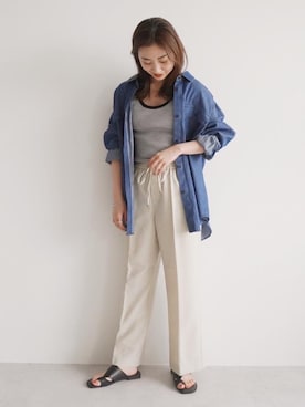 山口（yamaguchi）さん（レディース・156cm）の春コーディネート