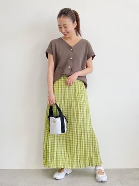 山口(yamaguchi)さん(レディース・156cm)の春コーディネート