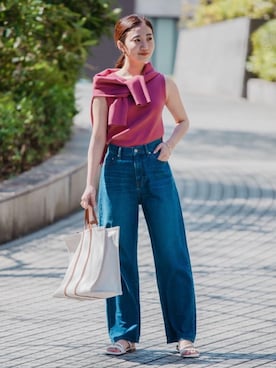 山口(yamaguchi)さん(レディース・156cm)の春コーディネート