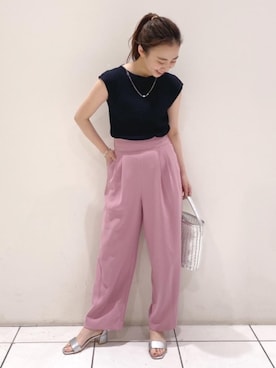 山口（yamaguchi）さん（レディース・156cm）の春コーディネート