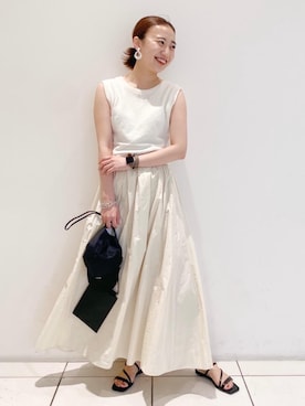 山口（yamaguchi）さん（レディース・156cm）の夏コーディネート