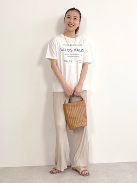 山口（yamaguchi）さん（レディース・156cm）の夏コーディネート