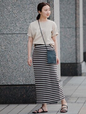 山口(yamaguchi)さん(レディース・156cm)の夏コーディネート