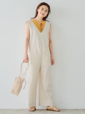 山口(yamaguchi)さん(レディース・156cm)の夏コーディネート