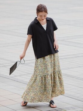 山口（yamaguchi）さん（レディース・156cm）の夏コーディネート