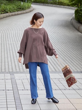 山口（yamaguchi）さん（レディース・156cm）の秋コーディネート