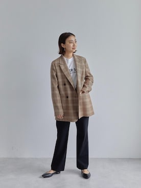 山口（yamaguchi）さん（レディース・156cm）の秋コーディネート