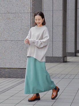 山口（yamaguchi）さん（レディース・156cm）の秋コーディネート