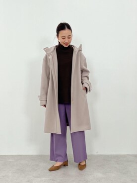 「green label relaxing（グリーンレーベルリラクシング）のアイテム（その他アウター）」を使った、山口（yamaguchi）さん（レディース・156cm）の秋コーディネート