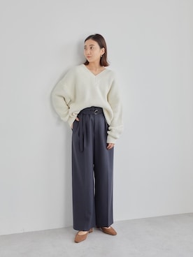 山口（yamaguchi）さん（レディース・156cm）の冬コーディネート