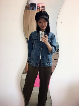 「PULL&BEAR（プルアンドベア）のアイテム（フォーマルスーツ/小物）」を使った、Sunny Chenさん（レディース・157cm）の秋コーディネート