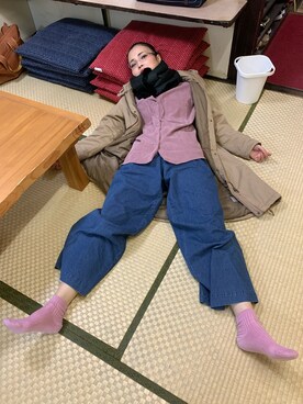 「Ptolemy48（トレミー48）のアイテム」を使った、koyataasoさん（レディース・167cm）の冬コーディネート