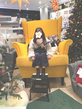 「AS KNOW AS PINKY（アズノゥアズピンキー）のアイテム（ブルゾン）」を使った、マユさん（レディース・157cm）の冬コーディネート