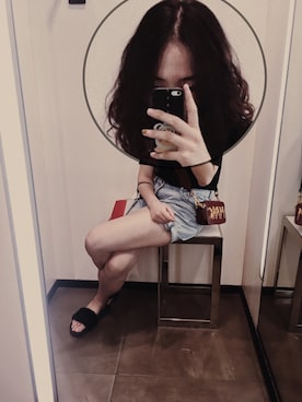 「PUMA(プーマ)のアイテム(アクセサリー)」を使った、轻腥さん(レディース・174cm)の夏コーディネート