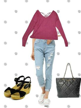 「VENCE（ヴァンス）のアイテム（パンツ）」を使った、柚子林檎さん（レディース・158cm）の夏コーディネート