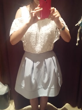 「bye bye（バイバイ）のアイテム（ワンピース）」を使った、柚子林檎さん（レディース・158cm）の夏コーディネート