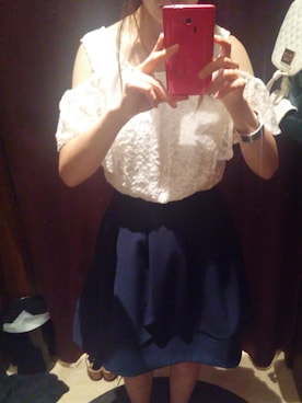 「bye bye（バイバイ）のアイテム（ワンピース）」を使った、柚子林檎さん（レディース・158cm）の夏コーディネート