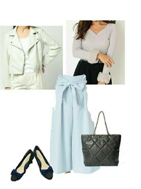 「bye bye（バイバイ）のアイテム（ジャケット/アウター）」を使った、柚子林檎さん（レディース・158cm）の夏コーディネート