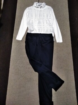 「CECIL McBEE（セシルマクビー）のアイテム（トレンチコート）」を使った、柚子林檎さん（レディース・158cm）の夏コーディネート