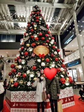 「アイテム（パンプス、グレー系）」を使った、柚子林檎さん（レディース・158cm）の冬コーディネート