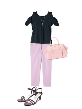 「CECIL McBEE（セシルマクビー）のアイテム（アンサンブル）」を使った、柚子林檎さん（レディース・158cm）の夏コーディネート