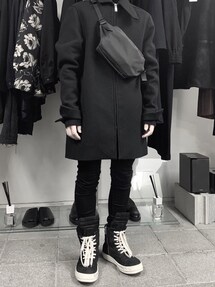 【試着のみ未使用】20年新作Rick Owens ナイロンジップロングコート Rick Owensの珠玉のコート / スタッフブログ - ARKnets 公式通販