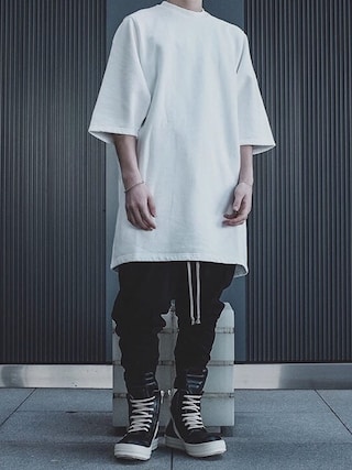RickOwens カットソー　ロンT 楽天市場】Rick Owens リックオウエンス 長袖 Tシャツ BASIC LS