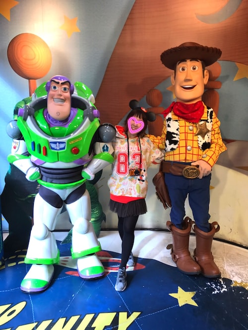 しぃたん Disneyのパーカーを使ったコーディネート Wear