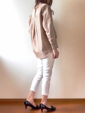 「ASBee（アスビー）のアイテム（パンプス）」を使った、mikiさん（レディース・160cm）の秋コーディネート