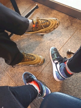 「UNDEFEATED （アンディフィーテッド）のアイテム（カーゴパンツ）」を使った、itsuka&Tさん（レディース・151cm）の冬コーディネート