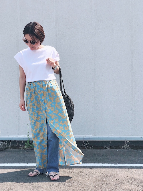 Akihooooo!����̃X�J�[�g�u���C���X�v�i�[�{�^���X�J�[�g�@829117�iLOWRYS FARM�b���[���[�Y�t�@�[���j�v���g�����R�[�f�B�l�[�g