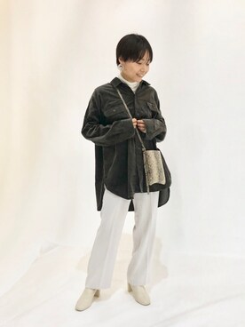 「LOWRYS FARM（ローリーズファーム）のストレッチヒールブーツ　851418（ブーツ）」を使った、Akihooooo!さん（レディース・153cm）の秋コーディネート