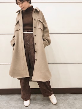 「LOWRYS FARM（ローリーズファーム）のストレッチヒールブーツ　851418（ブーツ）」を使った、Akihooooo!さん（レディース・153cm）の秋コーディネート