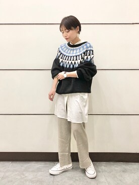「やっぱりストリートが好き」｜「アイテム（アクセサリー）」を使った、Akihooooo!さん（レディース・153cm）の秋コーディネート